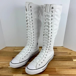 NUEVO SIN ETIQUETAS Converse Chuck Taylor All Star XXHi Blanco Hasta la Rodilla Zapatillas Botas Mujer 15 - Imagen 1 de 8