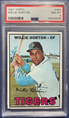 1967 Topps Willie Horton #465 PSA 8 NM-MT Semi-Hi #! - Image 1 of 2