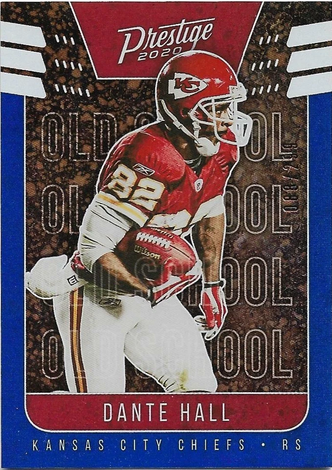 2020 PANINI PRESTIGE OLD SCHOOL XTRA POINTS BLUE #OS-DH DANTE HALL 088/299 - Image 1 of 1