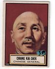 Topps Look and See # 85  CHANG KAI-SHEK from 1952 in Excellent Condition