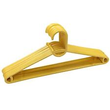 Plastic Silky Hanger Set Yellow Clothes Closet Save Space Storage For Wardrobe