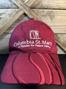 Gorra Columbia St. Mary's Logo Granate Correa Trasera Leyenda Marca - Imagen 1 de 10