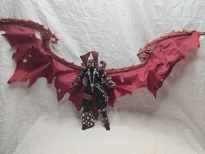 1997 McFarlane Spawn red Magna Warrior Figure Red Wings 6 1/2" Tall used - Picture 1 of 10