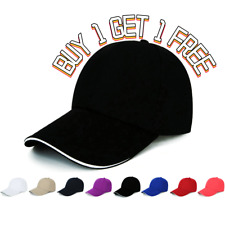 Hot Solid Plain Baseball Cap Trucker Hats Blank Hat Ball Men Women Adjustable
