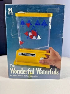 TOMY Waterfuls Tricky Triangles Handheld Puzzle Water Game 1976 Japan - Picture 1 of 6