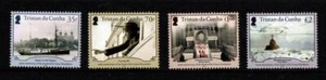 TRISTAN DA CUNHA 2022 SG1345-1348 CENTENARY DEATH OF SHACKLETON SET MNH - Picture 1 of 1