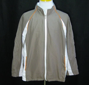 AVX Womens (Size 26-28) Brown Athletic Full Zip Softshell Windbreaker Jacket Top - Imagen 1 de 4