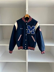 Vintage McConnellsburg College Varsity USA Herren Bomberjacke Gr. M - Bild 1 von 11