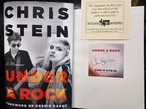 SIGNED CHRIS STEIN BLONDIE UNDER A ROCK AUTOGRAPHED HC 2024 AUTOGRAPH w/ COA - Picture 1 of 6