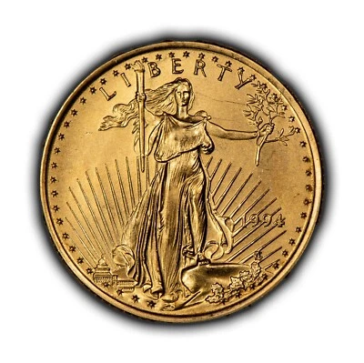 1994 G$10 1/4 oz Gold American Eagle - Low Mintage Key Date - SKU-G3686 - Image 1 of 4