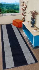 Alfombras de corredor antideslizantes azul marino diseño griego talla personalizada - Imagen 1 de 3