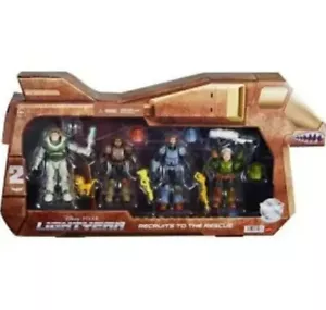 Paquete de 4 figuras y Medias Rojas de Disney Pixar Lightyear Recruits To The Rescue de 5 pulgadas - Imagen 1 de 1