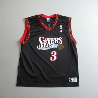 NBA Philadelphia 76ers Sixers Allen Iverson #3 Champion Jersey Size 44 Vintage  - Image 1 of 4