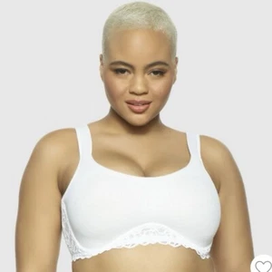 Paramour Women's Marron UnlinedUnderwire Cami BRA White 40H - Picture 1 of 6