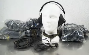8x im Set Bundeswehr AKG Headset Sprechsatz Kopfhörer Mikrophon Flugzeug - Picture 1 of 7