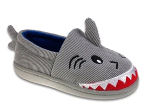 Toddler Boys Wonder Nation Aline Shark Slippers Size 4 - Picture 1 of 3