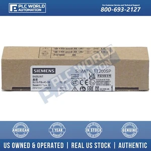 Siemens 6ES7193-6BP00-0BA0 SIMATIC ET 200SP Base Unit BU15-P16+A0+2B, New Sealed - Picture 1 of 7