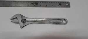 Kobalt 8" adjustable wrench With 7/16" box wrench in handle - Picture 1 of 9