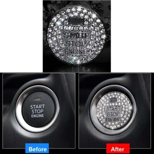 Cubierta de botón de arranque de motor de cristal apta para Mazda 3 CX-5 Axela 2014-2017 - Imagen 1 de 6