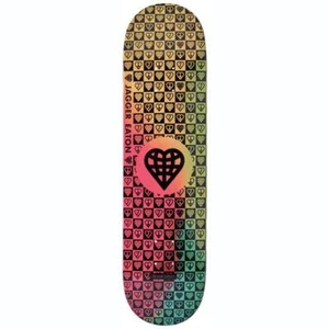 Herzversorgung Jagger Eaton Trinity Krawatte-Färbung Furnier Schlaglicht Skateboard Deck 8" - Bild 1 von 4