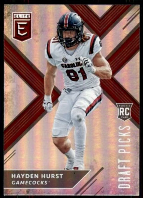 2018 Panini Elite Draft Picks Hayden Hurst Rookie South Carolina Gamecocks #118 - Image 1 of 2