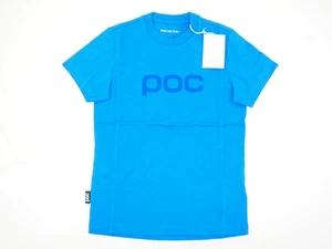 NEW! POC Tee Shirt 140 Junior 8-10 Years Old Natrium Blue Short Sleeve - Picture 1 of 4