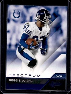2011 Absolute Reggie Wayne Spectrum Blue #/100 Colts - Image 1 of 2