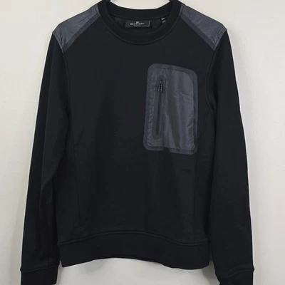 Belstaff Mens Overlay Cotton Crewneck Long Sleeve Pullover Sweater Small - Image 1 of 4