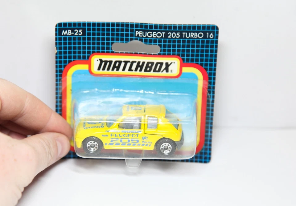 Matchbox MB-25 Peugeot 205 Turbo en caja original - sin usar, en caja Foto 1 de 4
