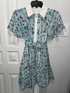 BURBERRY Little Girl's Valerie Floral Dress Sz 8y - Picture 1 of 9