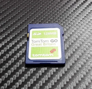 TomTom Go 128MB SD Memory Card - For Sat Nav Great Britain GB - Picture 1 of 2