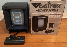 Vintage GCE Vectrex Console Boxed CIB 1982 Tested Working RARE Vector Graphics