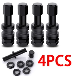 Stem Metal High Pressure Flush With Stem Cap 4Pcs TR48 Bolt On Tire Valve - Picture 1 of 6