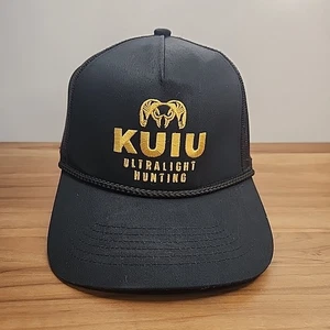 Kuiu ultraleichte Jagdmütze schwarz gold bestickt Logo Druckknopflasche großes Horn Schaf - Bild 1 von 7