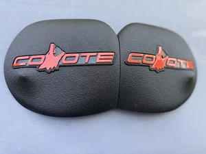 2015-2025 Mustang Strut Tower Covers (coyote) MSG Me 4 Other Logo Colors - Picture 1 of 10
