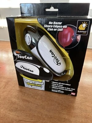 TouCan Can Opener Battery Operated One Touch Smooth Edges Hands-free Brand New - Image 1 of 2