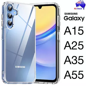 Premium Soft Flex Crystal Clear Gel Case for Samsung Galaxy A26 A36 A56 A35 A55 - Picture 1 of 137