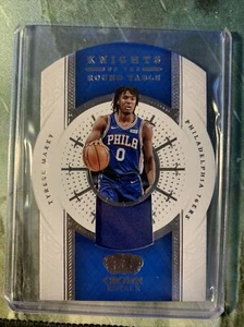 2021-21 Panini Crown Royale Tyrese Maxey Knights Of The Round Table Jersey...GU - Picture 1 of 2