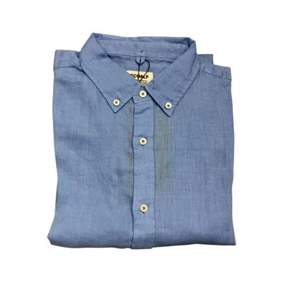 Ecoalf - Camicia in lino french blue Malibualf GASRMALIB0725MS23 - Immagine 1 di 3