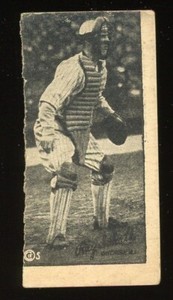 1923 W572 Strip Card Hand Cut Baseball Ray Schalk Authentic *d2