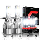 Combo 4Led Headlight Hi/Lo + Fog Light Bulbs For Toyota Highlander 2008-2010