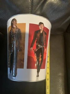 Star Wars Movie The Last Jedi Golden Link Solo Rare Tin Metal Collector's Can - Picture 1 of 6