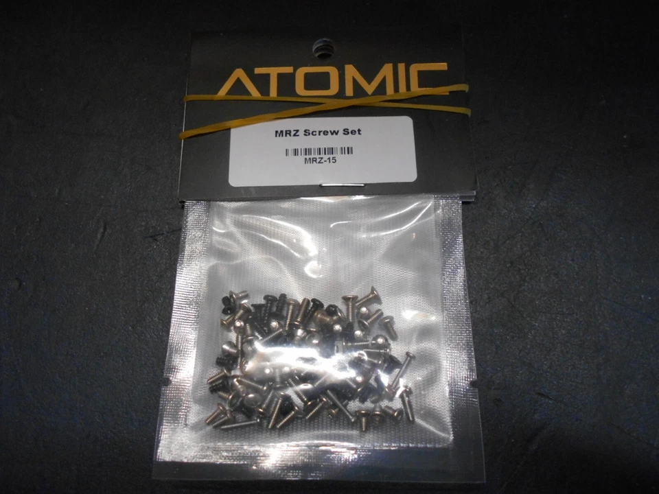 Atomic 1/28 scale RC Car Part No MRZ-15 MRZ screw set - Image 1 of 1