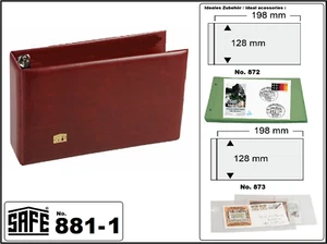 Autogrammealbum-Braun-SAFE-881-1-leer Sin Fundas Sitio para 100 - Imagen 1 de 22