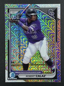 Robert Calaz 2024 Bowman 1st Bowman Chrome Mojo Refractor #BCP-131 Rockies - Bild 1 von 2