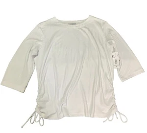 Southern Lady Women's 1/2 Sleeve Blouse Top Shirt White Size XL - Picture 1 of 9