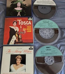 3 Opera's Reel to reel 4 Track 7-1/2 Speed Stereo London Records  - Bild 1 von 4