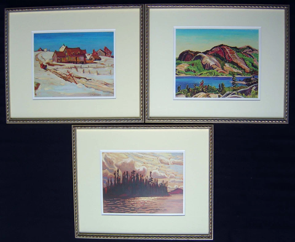Group of Seven, A. Y. Jackson, F. Carmichael & Lawren Harris in Gold Frames - Image 1 of 1