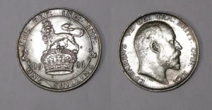 1906 GREAT BRITAIN STERLING SHILLING CHOICE BU INV#FP-1/19 - Picture 1 of 1