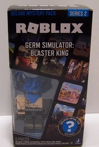 Figura Roblox Germ Simulator Blaster King 5 piezas Deluxe Mystery Pack Código Virtual - Imagen 1 de 6
